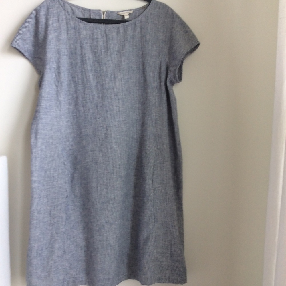 Eileen Fisher Shift Dress Size Large Pockets